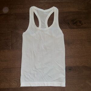 LULULEMON: White Swiftly Tech Racerback Tank (size 2)